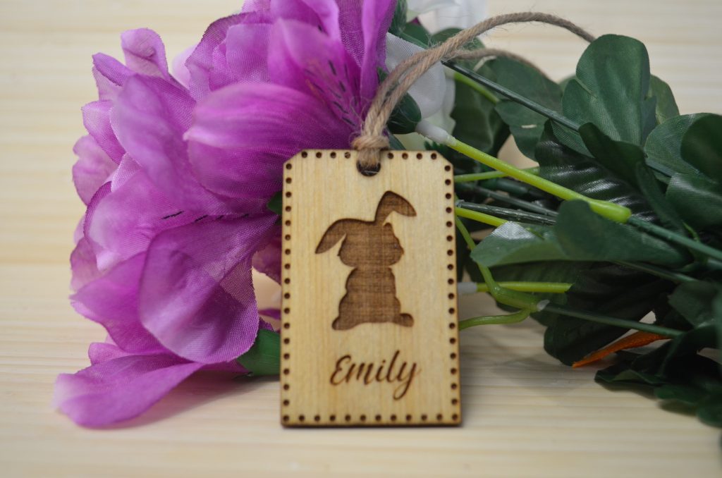 Personalised Easter Bunny Gift Tag
