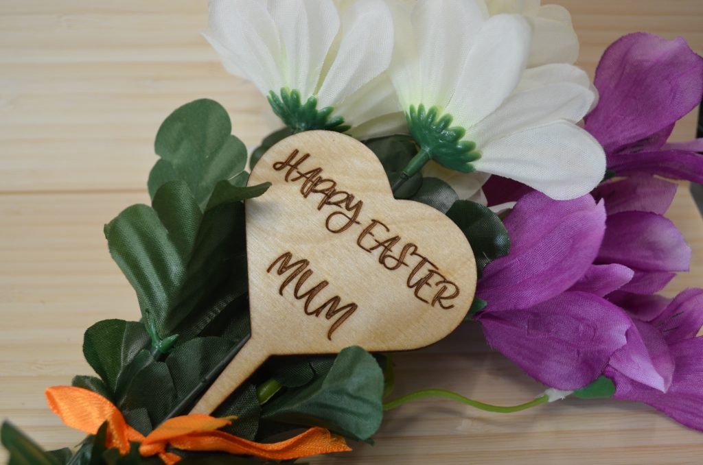 Personalised Easter Flower Pot / Bouquet Gift Tag