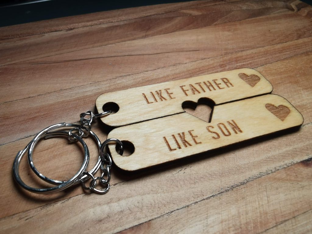 Like Father Like Son Keyring Set