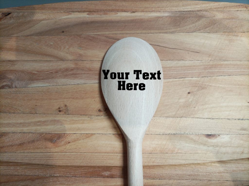 Personalised Beachwood Wooden Spoon